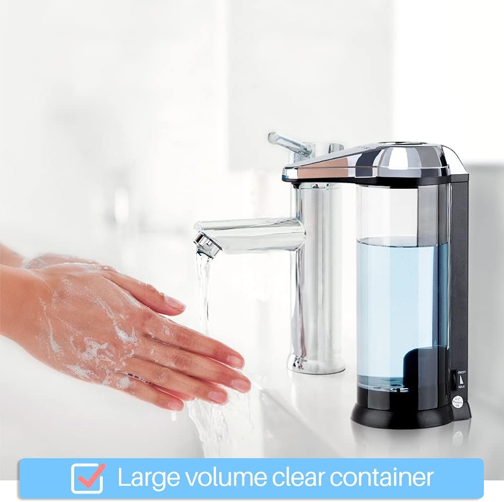 Secura 17Oz Automatic Liquid Soap Dispenser, Touchless Battery Operated Hand Soap Dispenser with