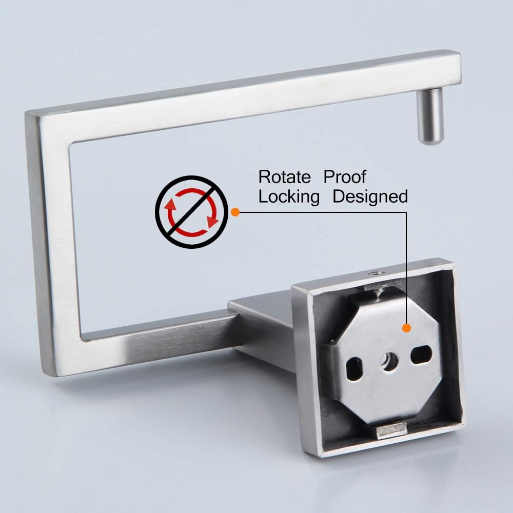 SUS304 Stainless Steel Bathroom Toilet Paper Holder Kitchen Washroom Tissue Roll Dispenser Wall