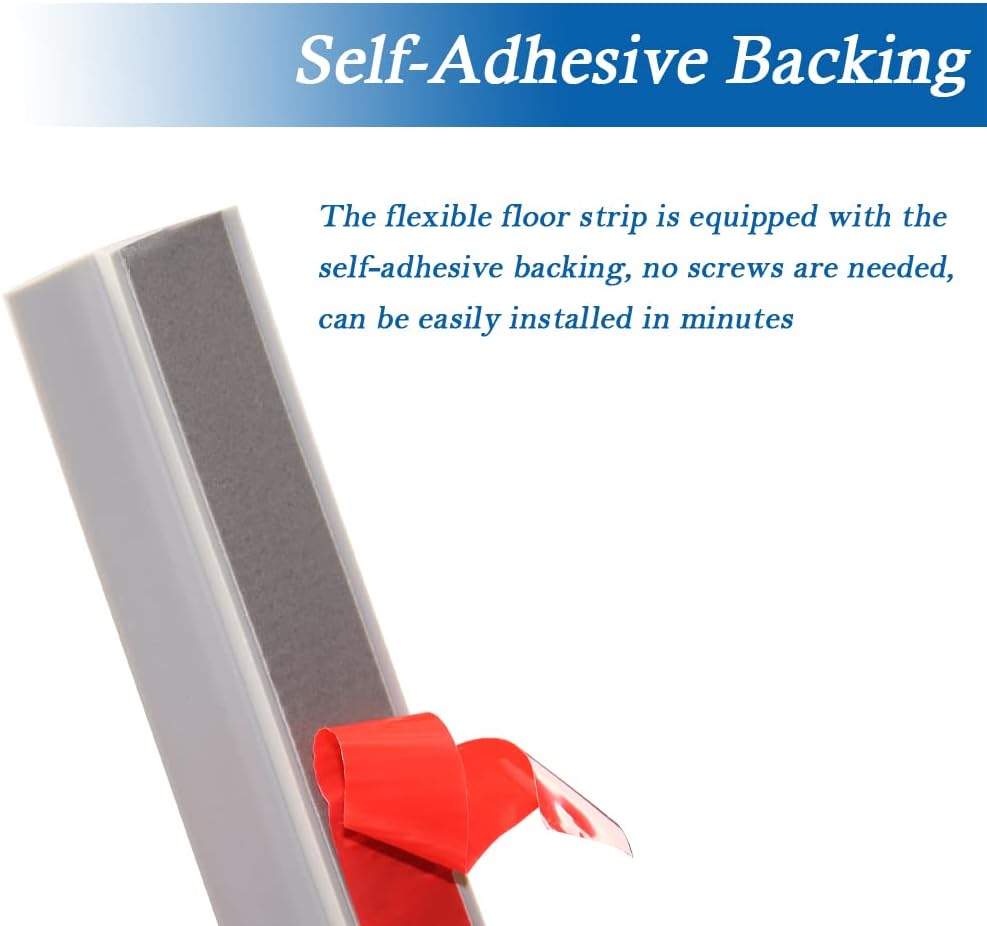 Floor Transition Strip Self Adhesive Carpet & Flooring Transitions Edging Trim Strip PVC Threshold