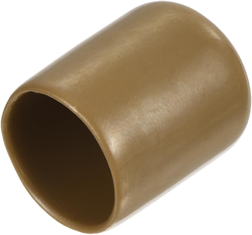 uxcell 20pcs Rubber End Caps 15.5mm(5/8") ID Vinyl PVC Round Tube Bolt Cap Cover Screw Thread