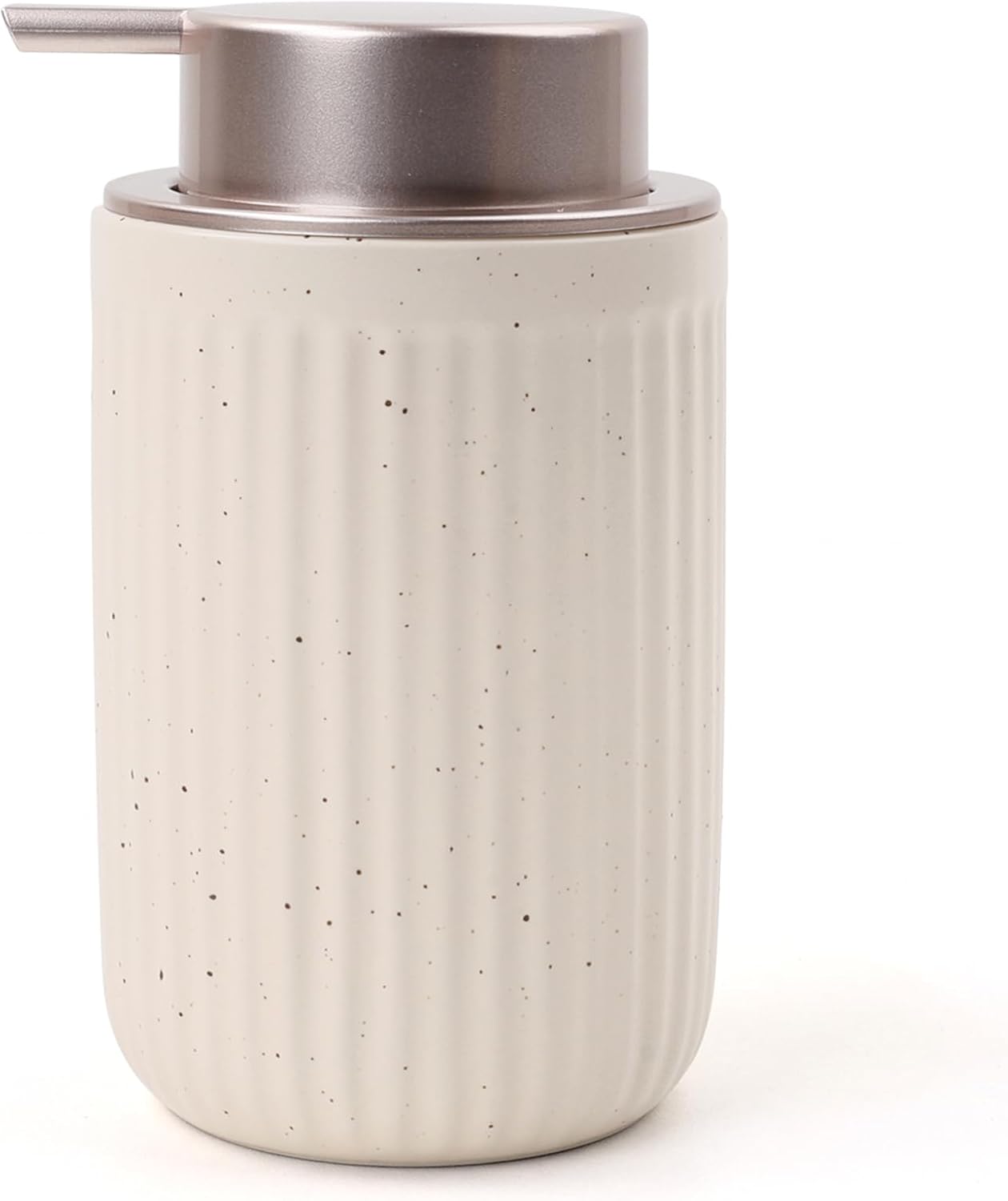 BosilunLife Dish Hand Soap Dispenser - Liquid Pump Soap Dispenser for Bathroom Decro Aprcot 12oz