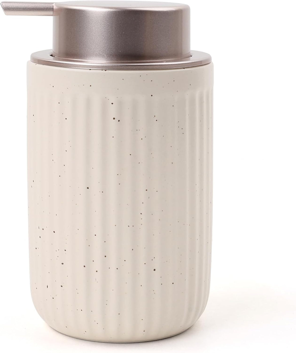 BosilunLife Dish Hand Soap Dispenser - Liquid Pump Soap Dispenser for Bathroom Decro Aprcot 12oz