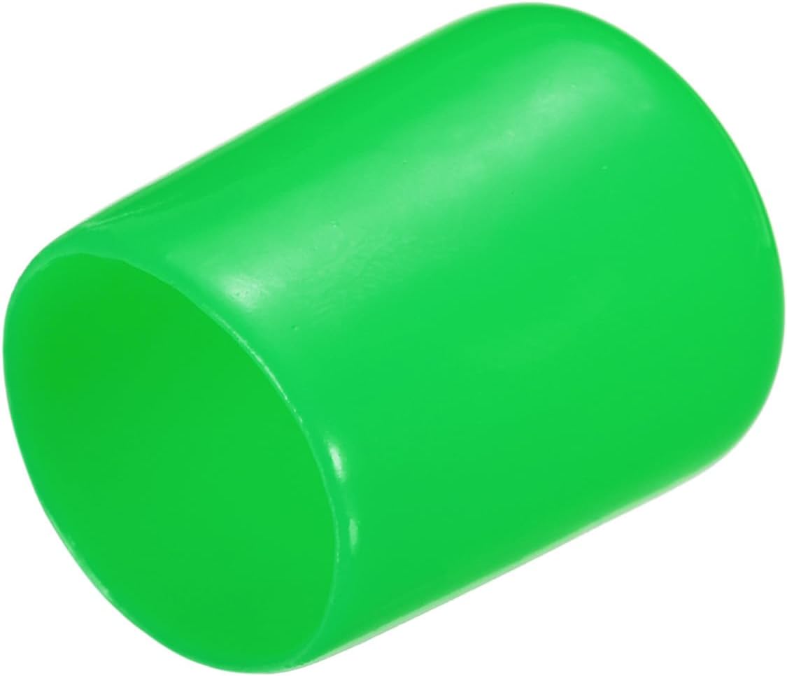 uxcell 20pcs Rubber End Caps 19mm(3/4") ID Vinyl PVC Round Tube Bolt Cap Cover Screw Thread
