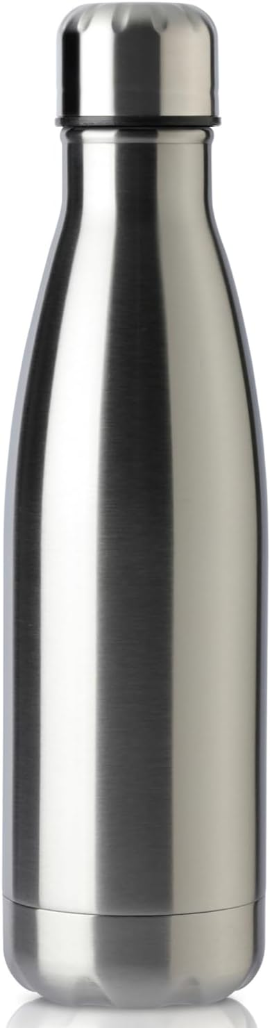 MEWAY 17oz Sport Water Bottle Vacuum Insulated Stainless Steel Leak-Proof Double Wall Cola Shape