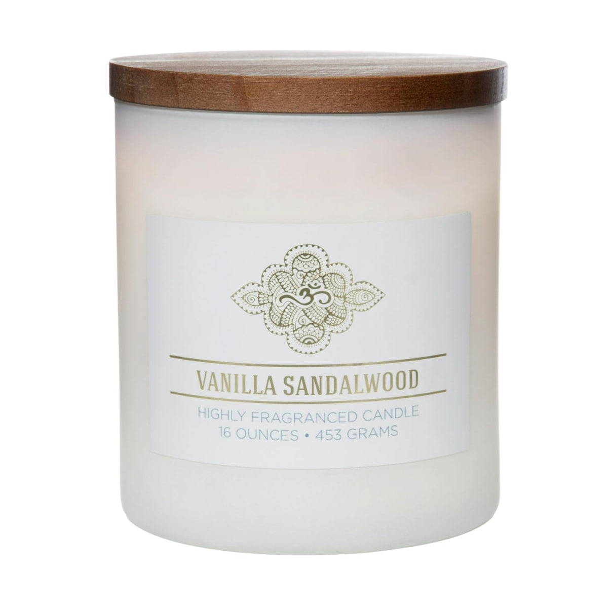 Carolina Vanilla Sandalwood Scented Candle, 16 oz Wellness Relaxing Aromatherapy Candle, 2 Wick