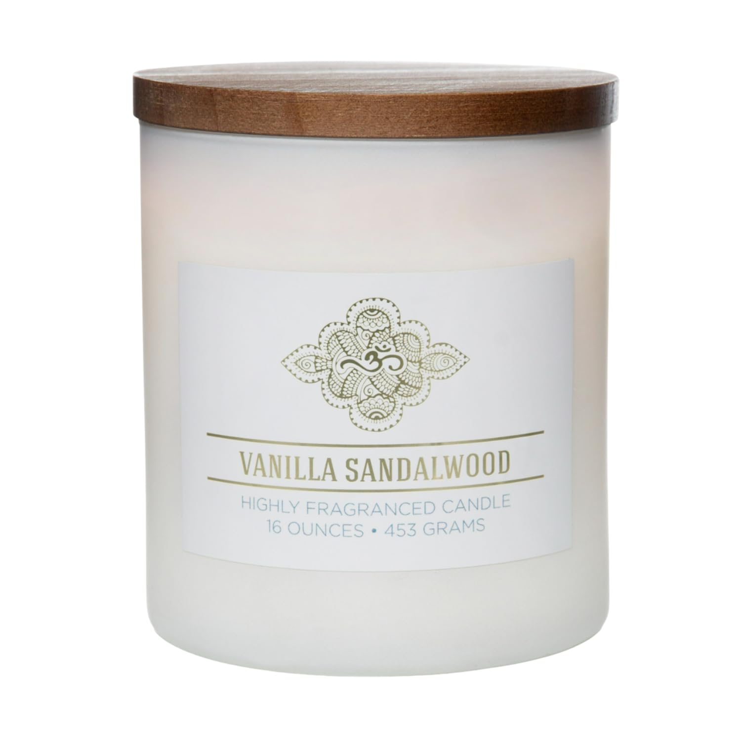 Carolina Vanilla Sandalwood Scented Candle, 16 oz Wellness Relaxing Aromatherapy Candle, 2 Wick