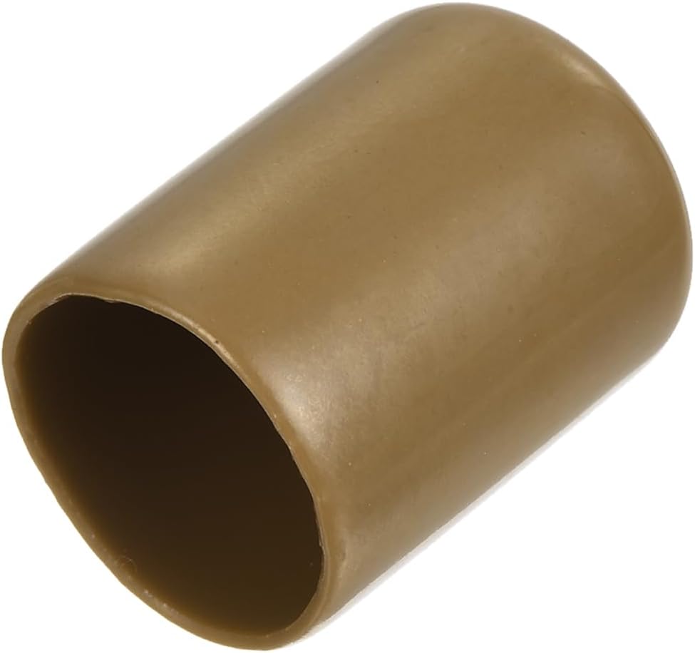 uxcell 20pcs Rubber End Caps 18mm ID Vinyl PVC Round Tube Bolt Cap Cover Screw Thread Protectors