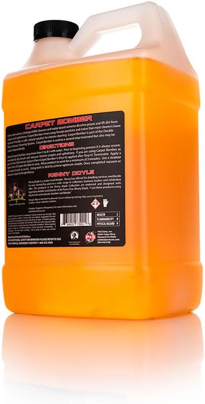 P & S PROFESSIONAL DETAIL PRODUCTS Carpet Bomber – Professional Upholstery Cleaner, Citrus-Based