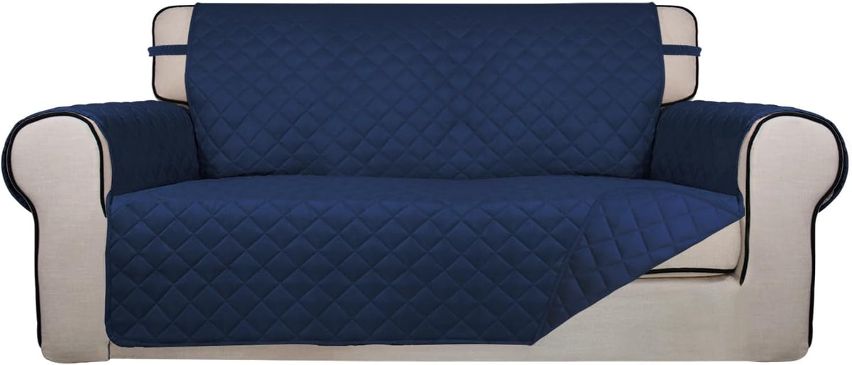 PureFit Reversible Quilted Sofa Cover, Water Resistant Slipcover Furniture Protector, Washable