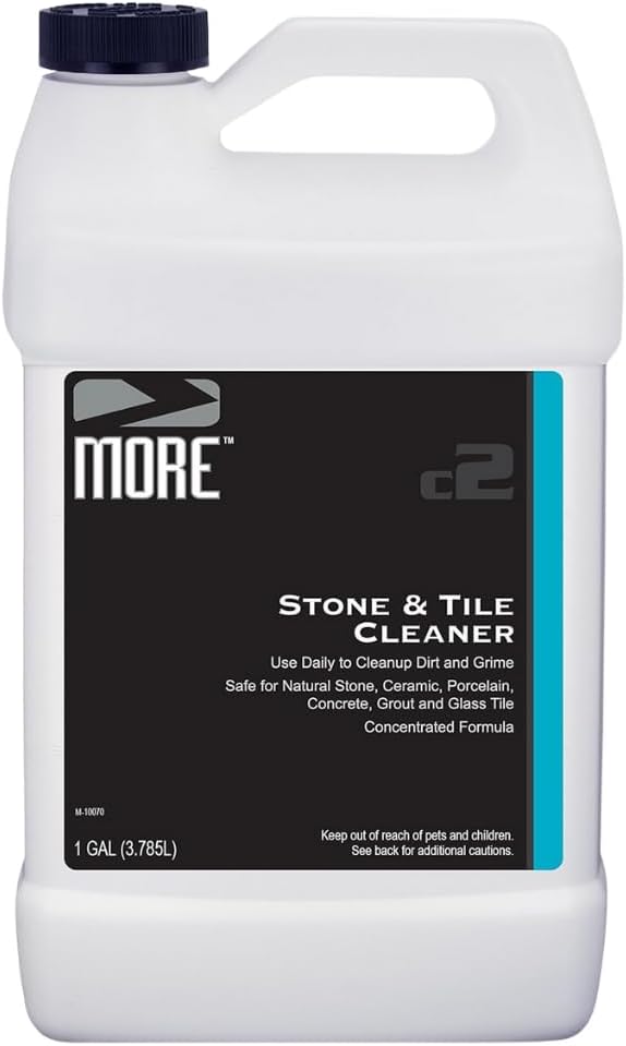 MORE - Stone & Tile Cleaner - Grout & Floor Cleaner for Natural Stone, Marble, Concrete, Ceramic, &