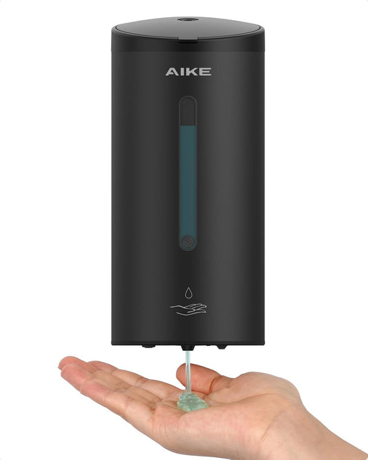 AIKE Automatic Wall Mount Liquid Soap Dispenser, Commercial Stainless Steel with 25oz Large