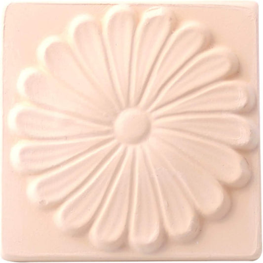 Stone Diffuser-Korean flowers 4 Square tiles, One Set-Odor Eliminator, Air Purifying, Humidity