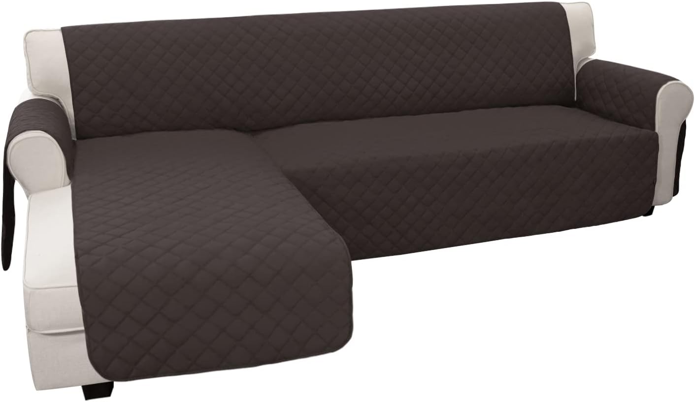 Easy-Going L Shape Sofa Slipcover - Reversible Sofa Cover for Pets & Furniture Protection (Large