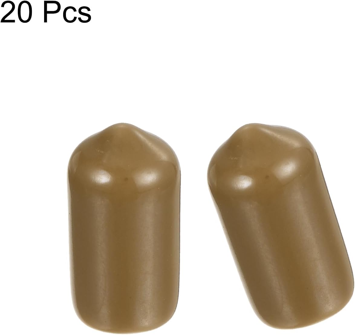 uxcell 20pcs Rubber End Caps 8.5mm ID Vinyl PVC Round Tube Bolt Cap Cover Screw Thread Protectors