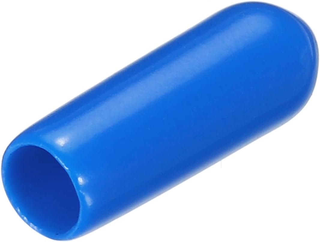 uxcell 20pcs Rubber End Caps 4.5mm ID Vinyl PVC Round Tube Bolt Cap Cover Screw Thread Protectors
