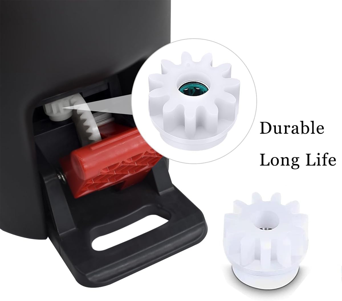 YWSH 6 Pack Spin Mop Bucket Gear Compatible with Ocedar Vilida Easy Mop Pedal Broom Bearing Gears