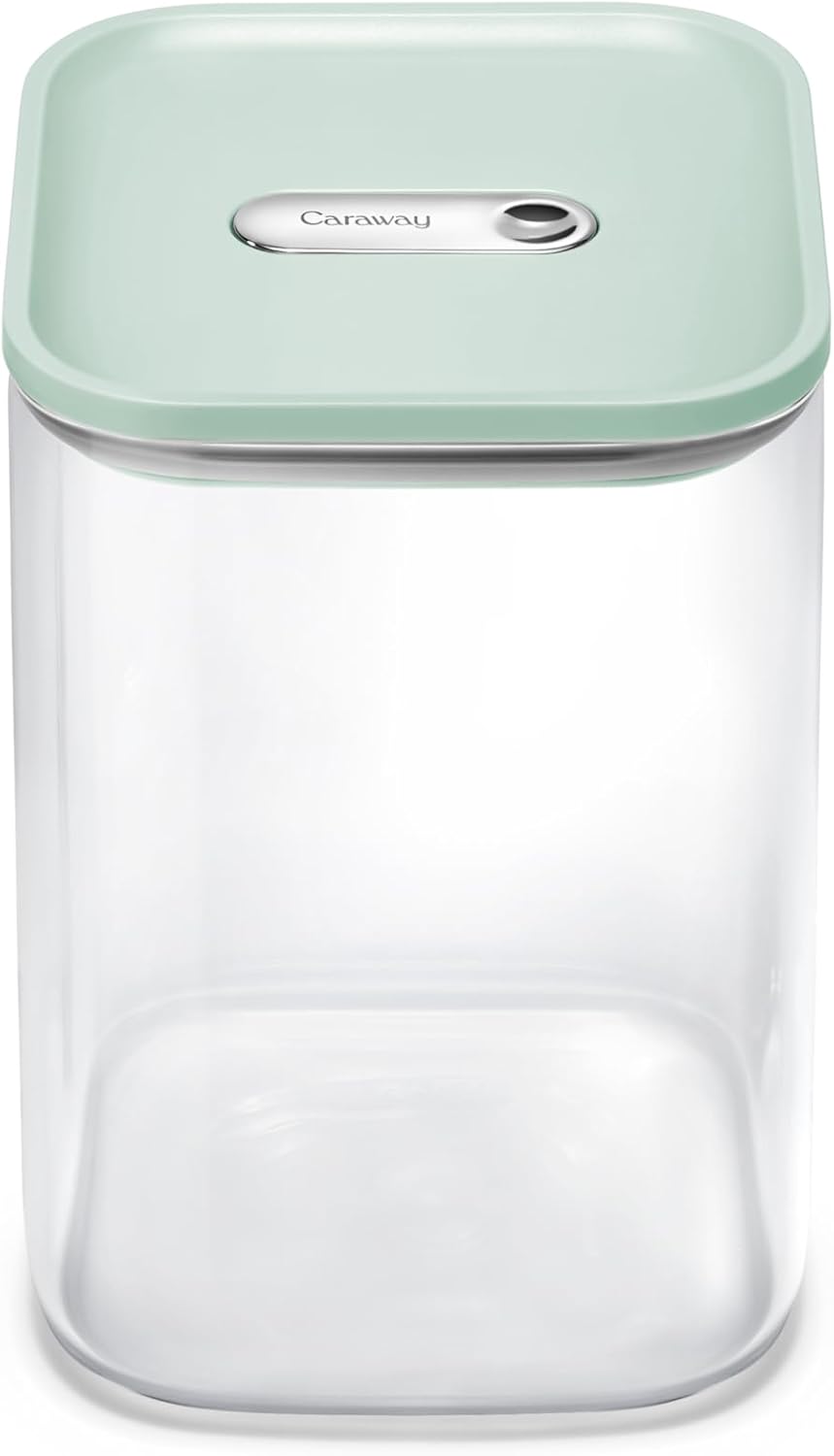 Caraway 4qt Glass Airtight Food Storage Container with Lid – Non-Toxic, BPA-Free Kitchen Storage