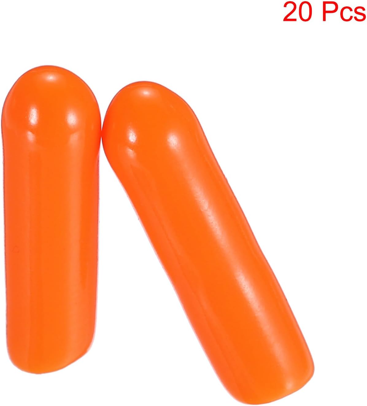 uxcell 20pcs Rubber End Caps 3mm(1/8") ID Vinyl PVC Round Tube Bolt Cap Cover Screw Thread