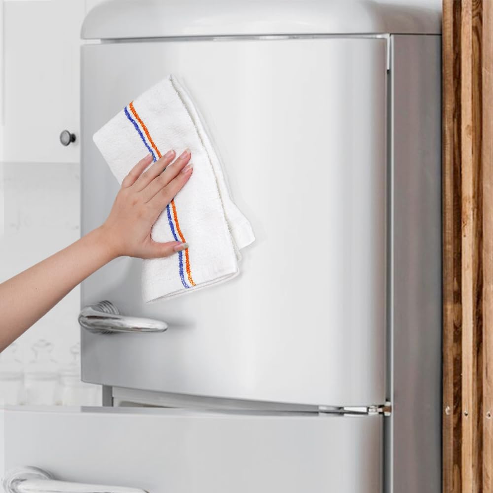 Avalon Towels Terry Bar Mop Towels (Value Pack of 36) Size 16"x19" – Absorbent and Durable