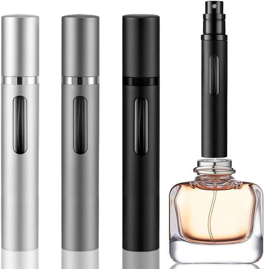 10ml Perfume Atomizer Travel Refillable, 3PCS Perfume Travel Refillable Bottle,Bottom-Filling