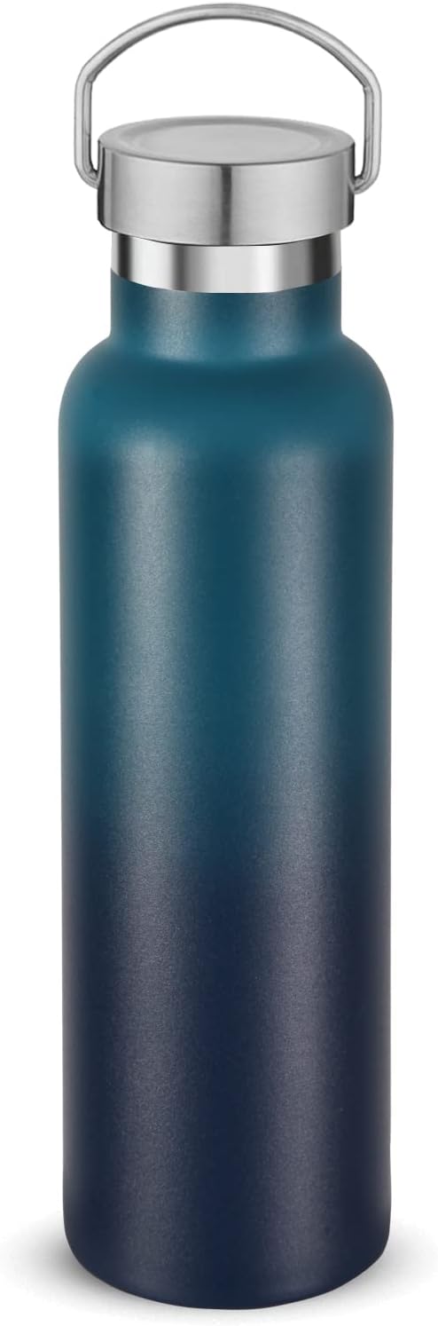 Neihepal Gradient Stainless Steel Water Bottles,20 Ounce Vacuum Insulated Double Wall Travel Bottle