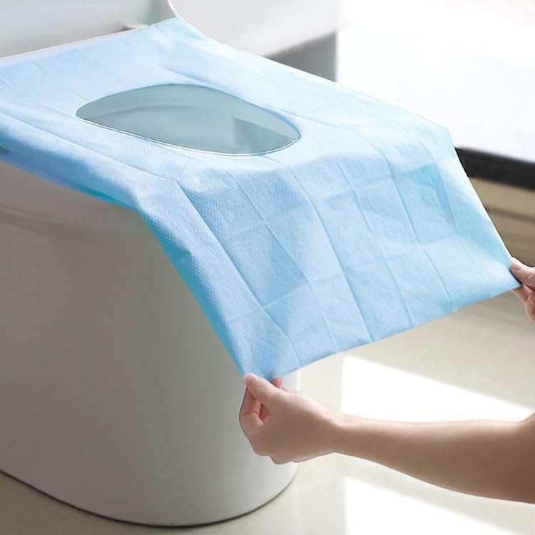 Disposable Waterproof Toilet Seat Covers (10-Pack) – Individually Wrapped XL Portable Potty Liners