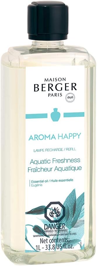 MAISON BERGER - Aquatic Freshness - Lampe Berger Fragrance Refill for Home Fragrance Oil Diffuser