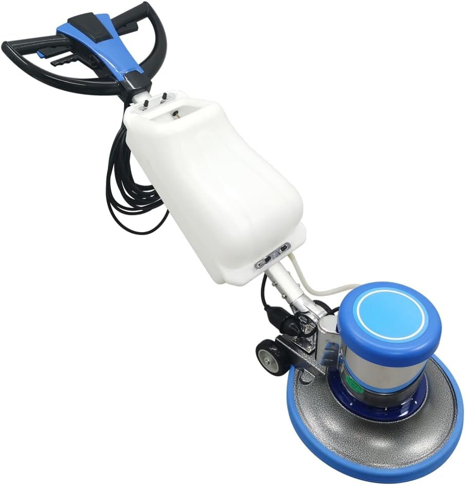 Floor Scrubber Buffer Polisher Commercial Floor Scrubber Machine 17" Tile Floor Cleaning and