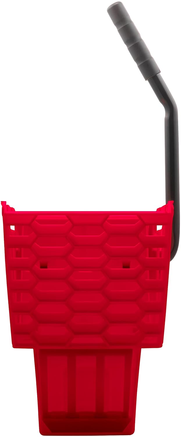 Carlisle FoodService Products Mop Bucket with Side-Press Wringer & Soiled Water Insert for Floor