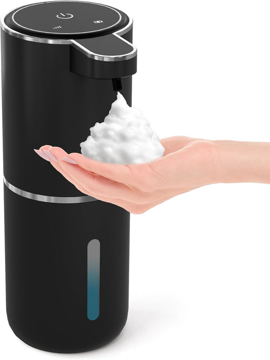 Automatic Foaming Soap Dispenser,Touchless Foam Soap Dispenser,12.8oz Rechargeabled Wall Mounted