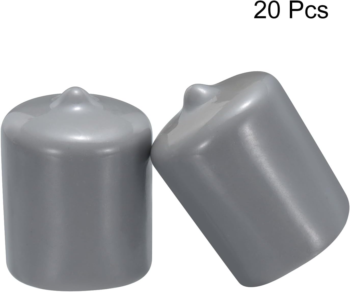 uxcell 20pcs Rubber End Caps 22mm(7/8") ID Vinyl PVC Round Tube Bolt Cap Cover Screw Thread