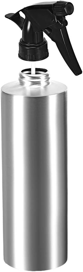 uxcell 11.8oz/350ml Spray Bottle 304 Stainless Steel with Fine Mist Sprayer, Empty Refillable