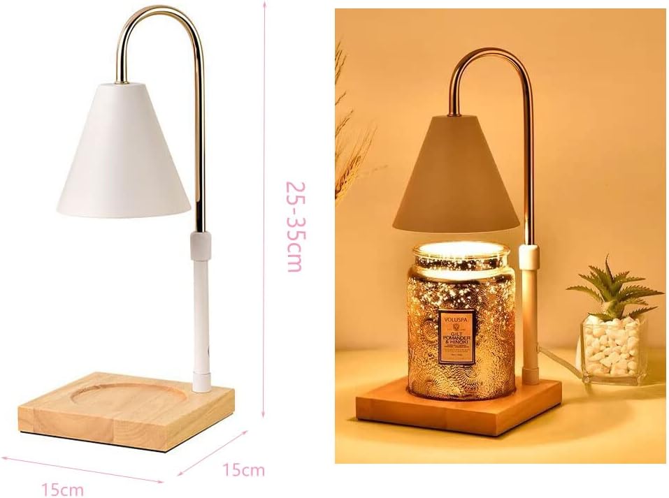 RUIWAN Essential Oil Diffuser Aromatherapy Melting Wax Lamp,Electric Wax Burner Dimmable Wax