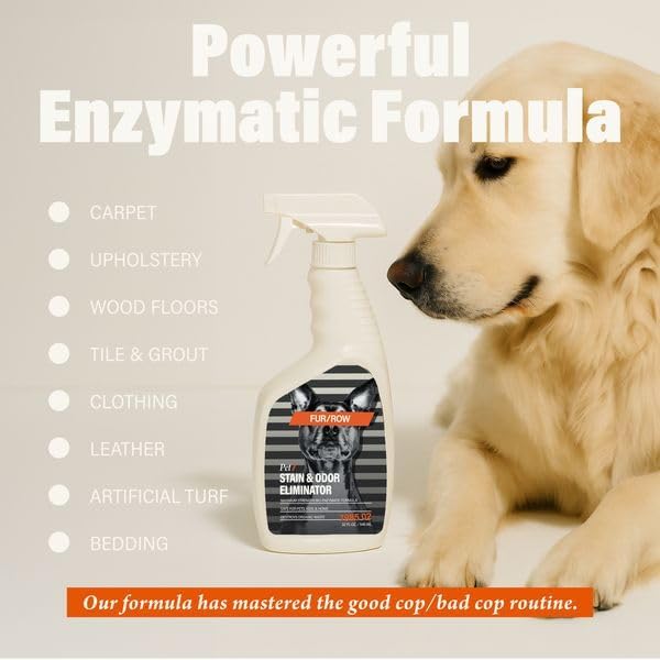Pet Stain and Odor Eliminator Spray 32oz (1 Pack), Urine Odor Eliminator for Dogs and Cat Pee, Dog