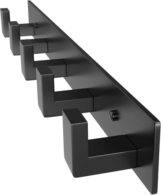 PMMASTO Coat Rack Wall Mount, Coat Hooks Wall Hooks for Hanging, Stainless Steel Coat Hanger Towel