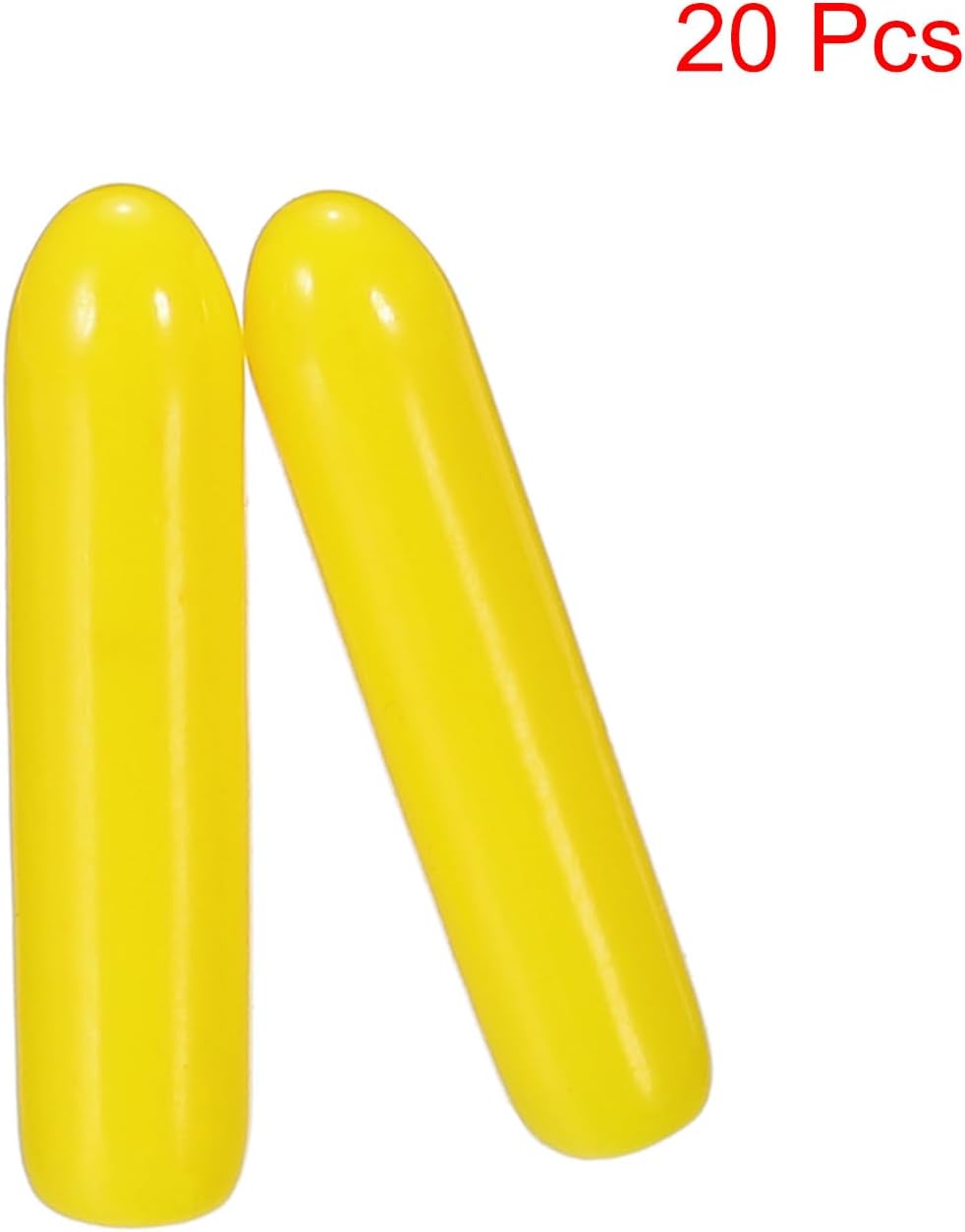 uxcell 20pcs Rubber End Caps 2mm ID Vinyl PVC Round Tube Bolt Cap Cover Screw Thread Protectors
