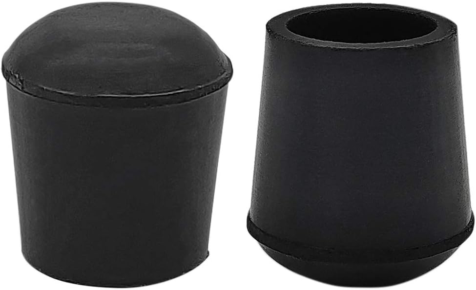 Flyshop 4 Pieces 14mm Rubber Chair Leg Caps Round, Non-Slip Protective Caps for Chair Legs, Floor