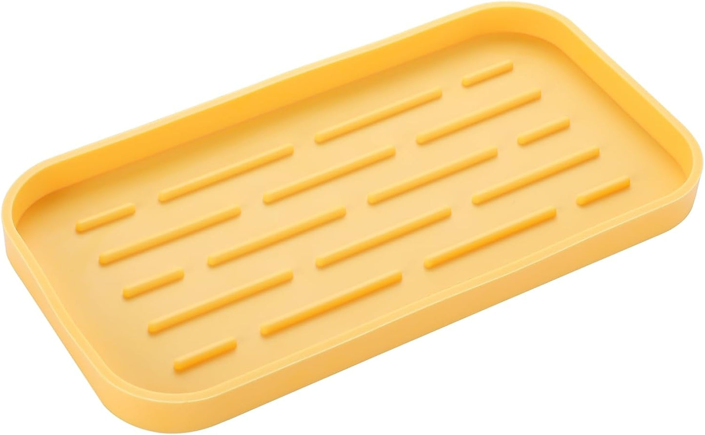 Silicone Kitchen Sink Organizer Tray for Multiple Usage,Easy Clean,Eco-Friendly Sponges Holder for