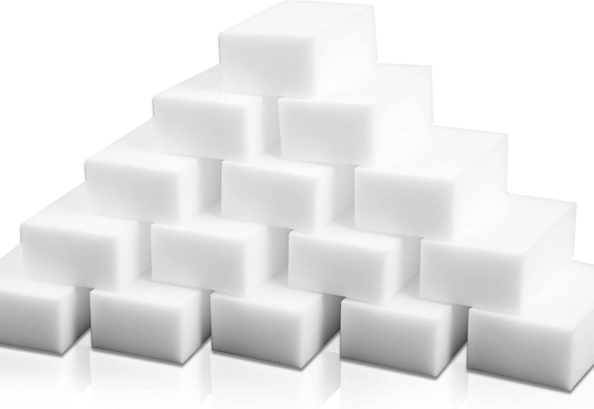 Magic Sponge Eraser 100 Pack Extra Thick and Long Lasting Melamine Sponges in Bulk - Multi Surface