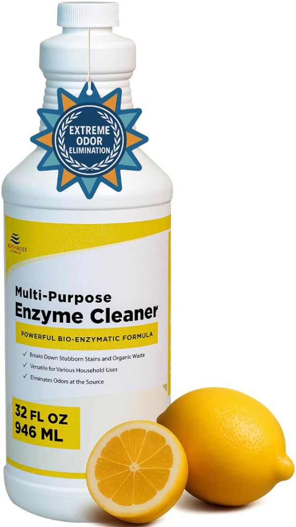 NORTHWEST ENTERPRISES Multi-Purpose Enzyme Cleaner - Household and Commercial Enzyme Cleaner, Fresh