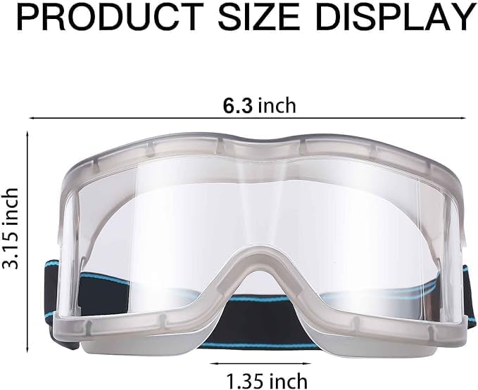Chemistry Lab Safety Goggles,that Fit Over Glasses,Scientific, Construction, Woodworking