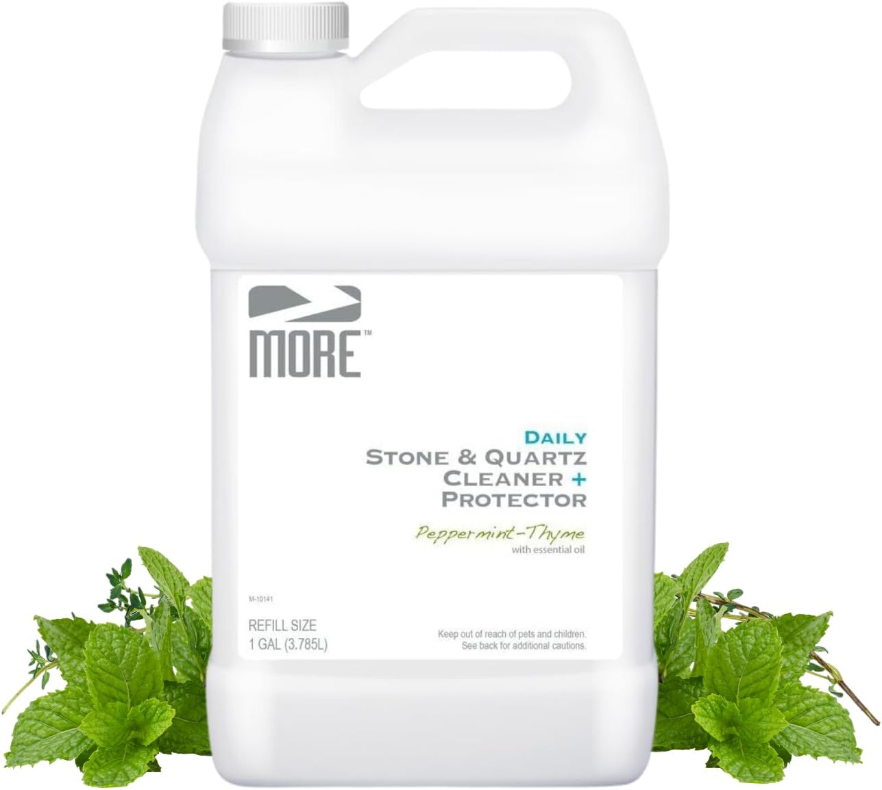 MORE Stone & Quartz Cleaner + Protector - Water-Based Surface Care Spray Refill - For Kitchen &