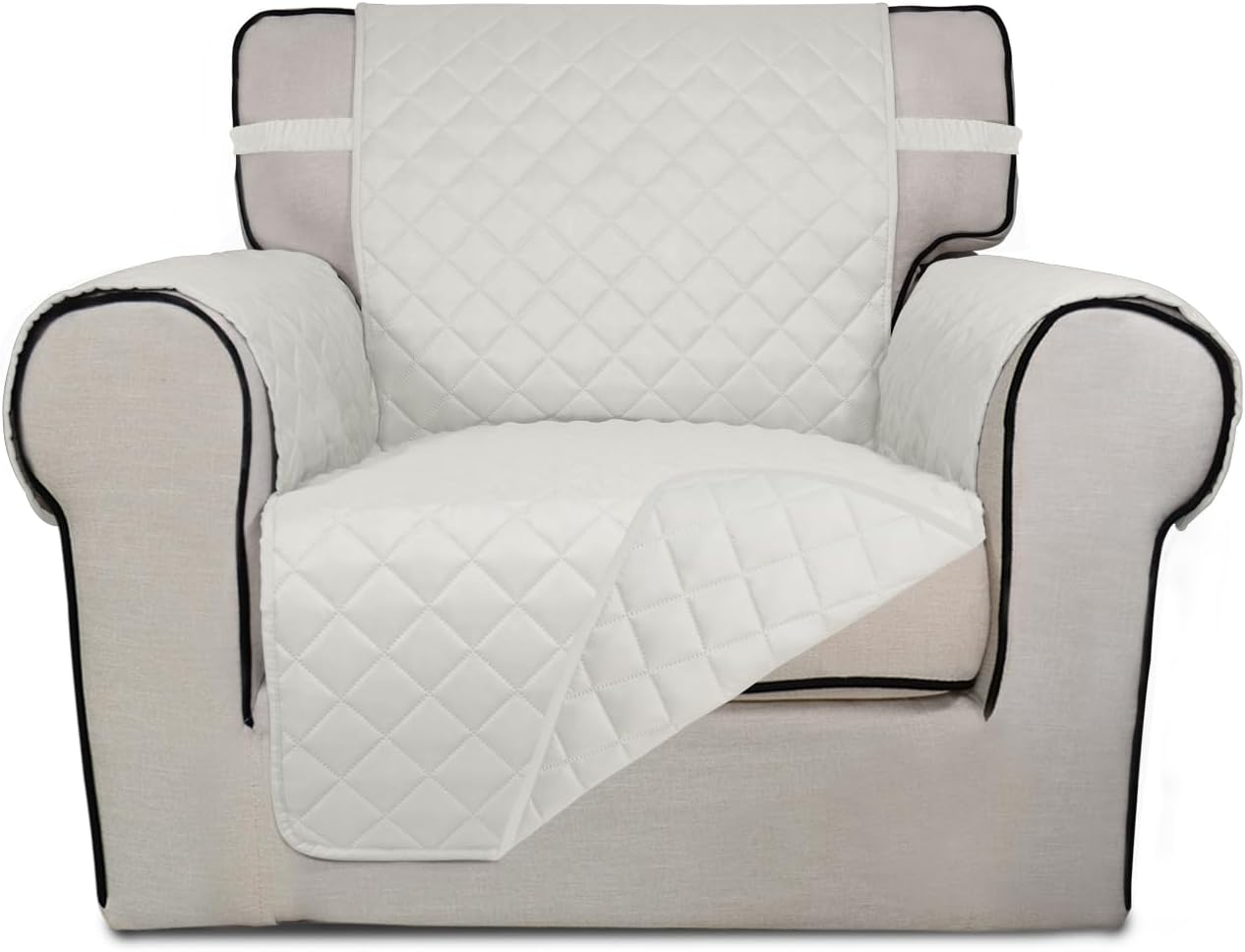 PureFit Reversible Quilted Sofa Cover, Water Resistant Slipcover Furniture Protector, Washable