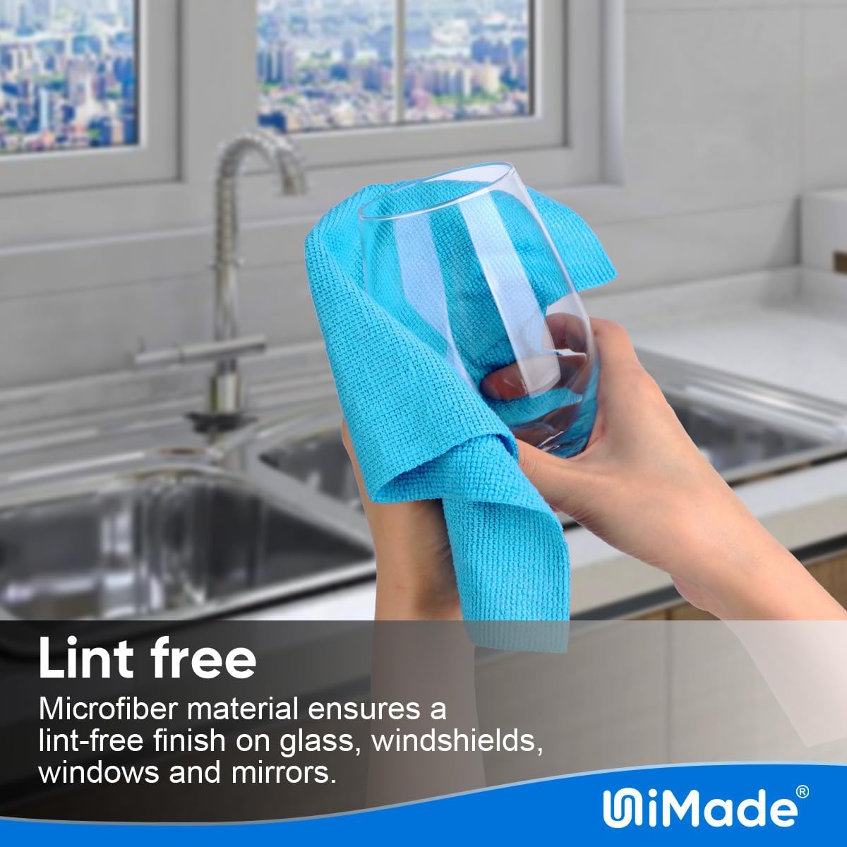 Microfiber Cleaning Cloth, 200PK Reusable Shop Rags Bulk Microfiber Cleansing Cloth Lint Free