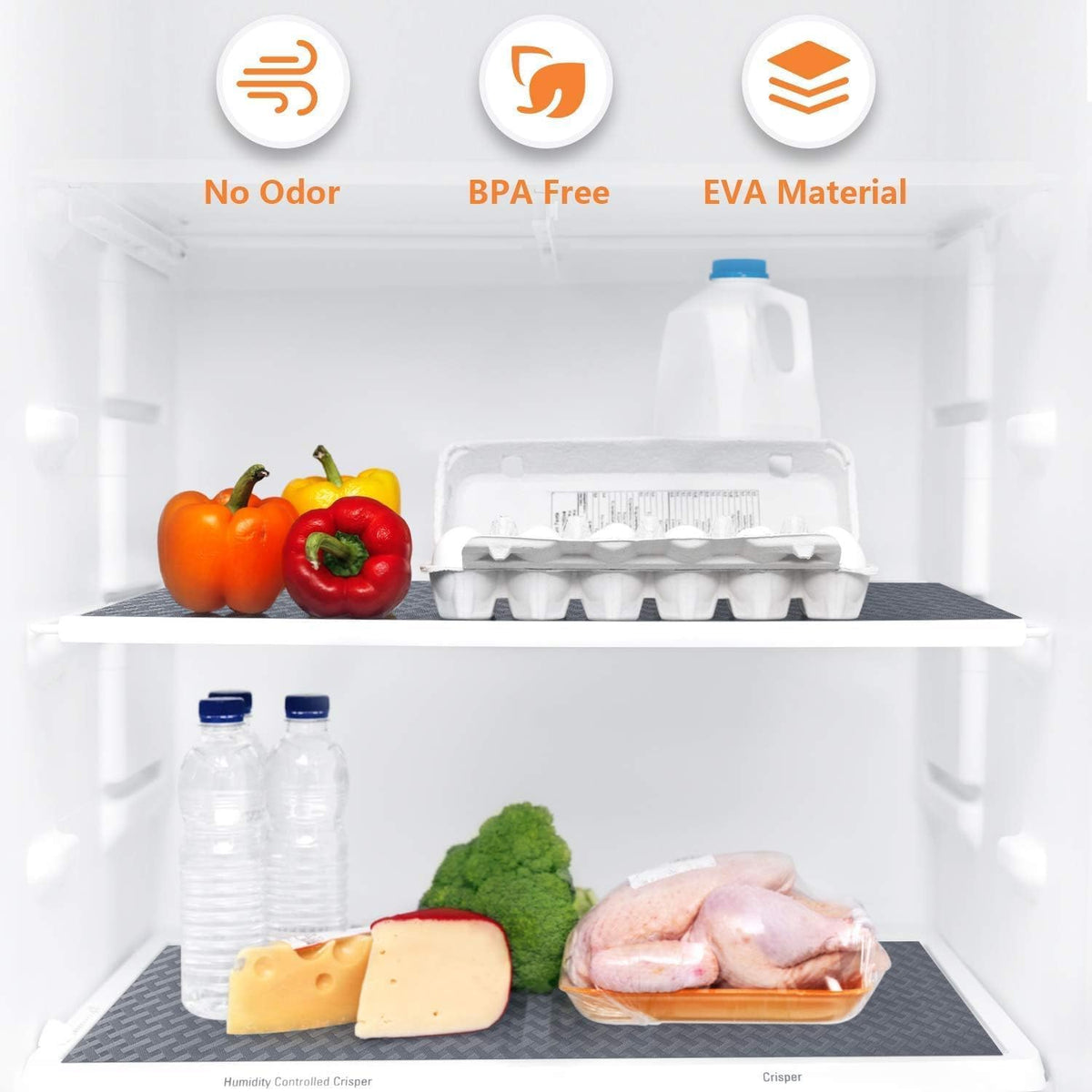 Shelf Liners for Kitchen Cabinets Refrigerator Liners Waterproof & Oil-Proof Kitchen Cupboard Liner