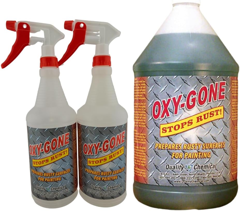 Quality Chemical Oxy-Gone Rust Remover and Metal Treatment - Rust Reformer, Rust Remover, Metal