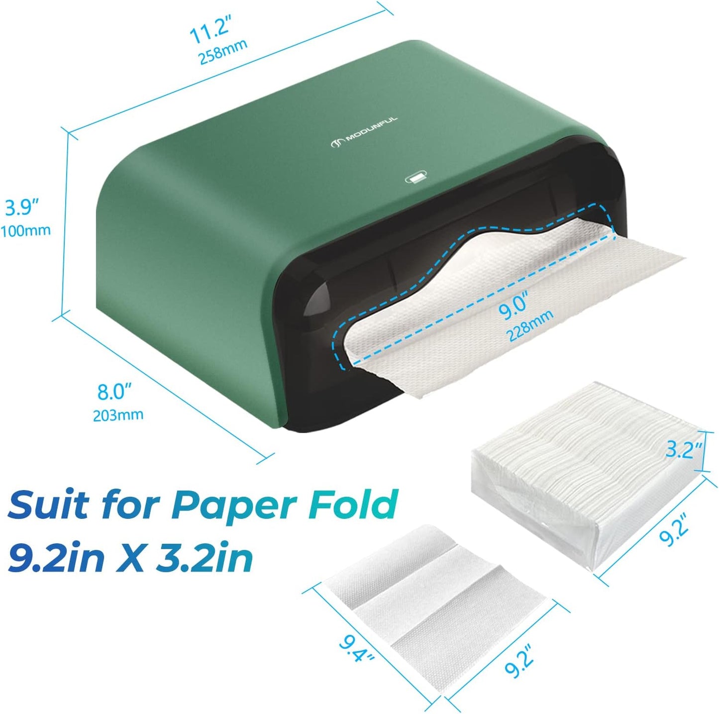 Paper Towel Holder Wall Mount: Commercial Paper Towel Dispenser for Multifold/Trifold/c Fold Hand