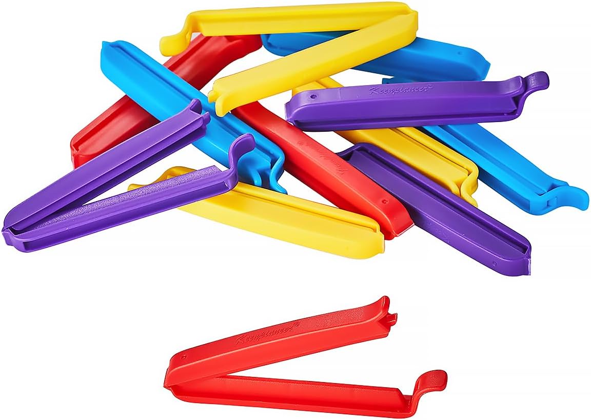 Keenpioneer Bag Sealing Clips for Food and Snack Storage, Decorating/Icing Bag Sealing Clips