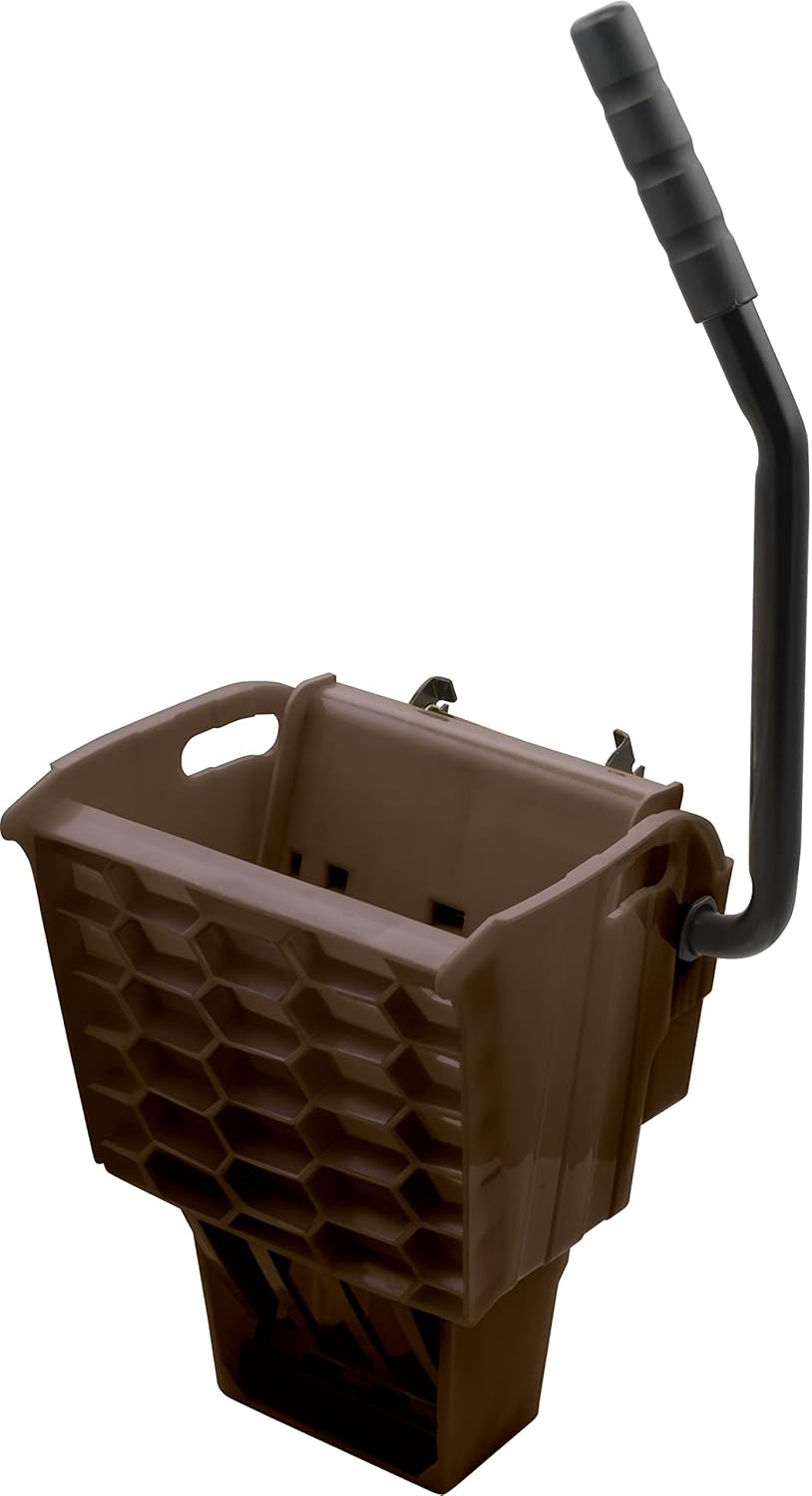 Carlisle FoodService Products Omnifit Mop Bucket with Side Press Wringer for Floor Cleaning