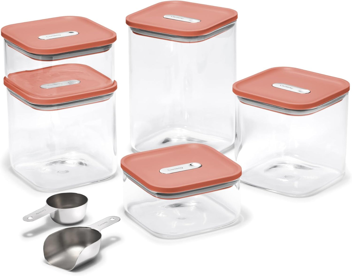 Caraway 14-Piece Glass Airtight Food Storage Containers with Lids – Non-Toxic, BPA-Free Kitchen